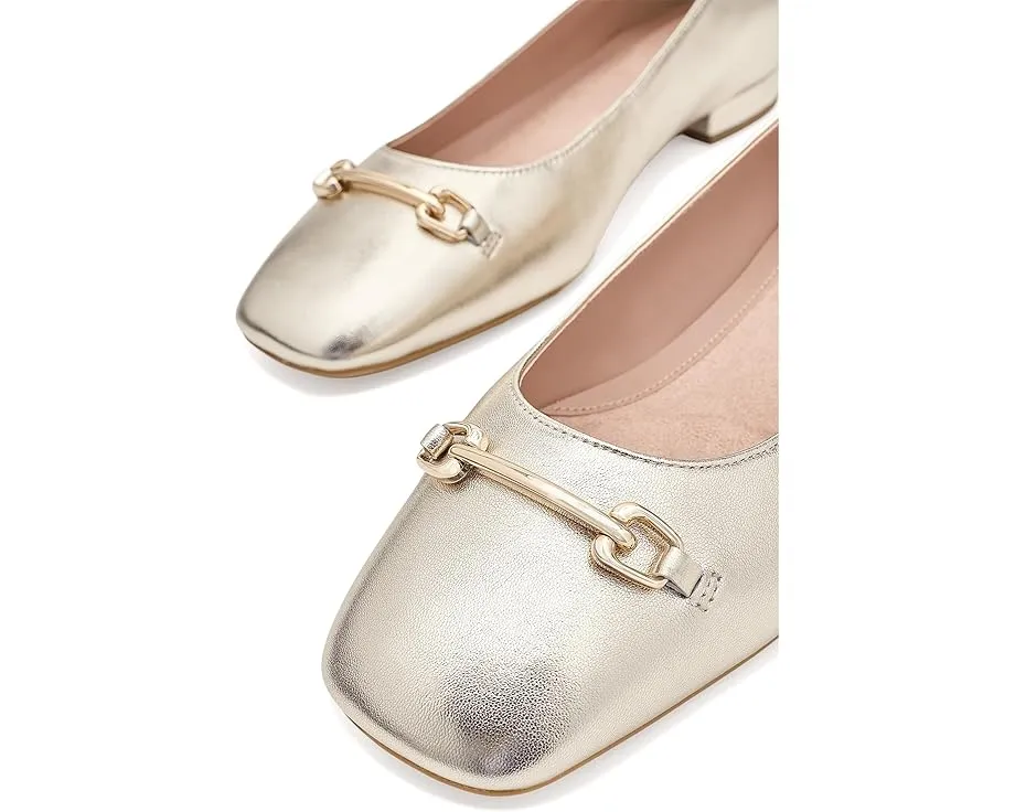 Cole Haan балетки Go-to Verley Horsebit из черной кожи