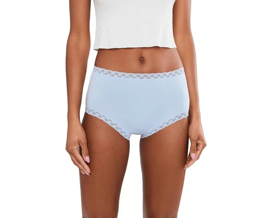 Natori Bliss Full Brief 3 шт. трусы с кружевной отделкой