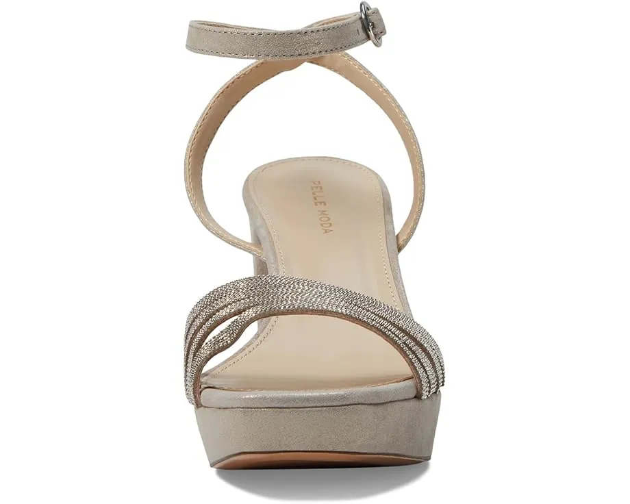 Туфли Pelle Moda Aliana с цепочками на подъеме и высоким каблуком