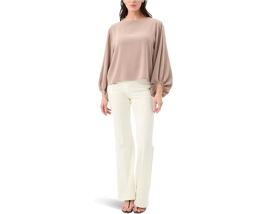 Топ Trina Turk Ursa 2 с длинными рукавами баллон и лодочкой