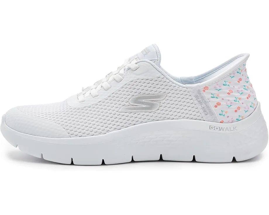 SKECHERS Performance Go Walk Flex Lily Rose с эластичными шнурками и сетчатым верхом
