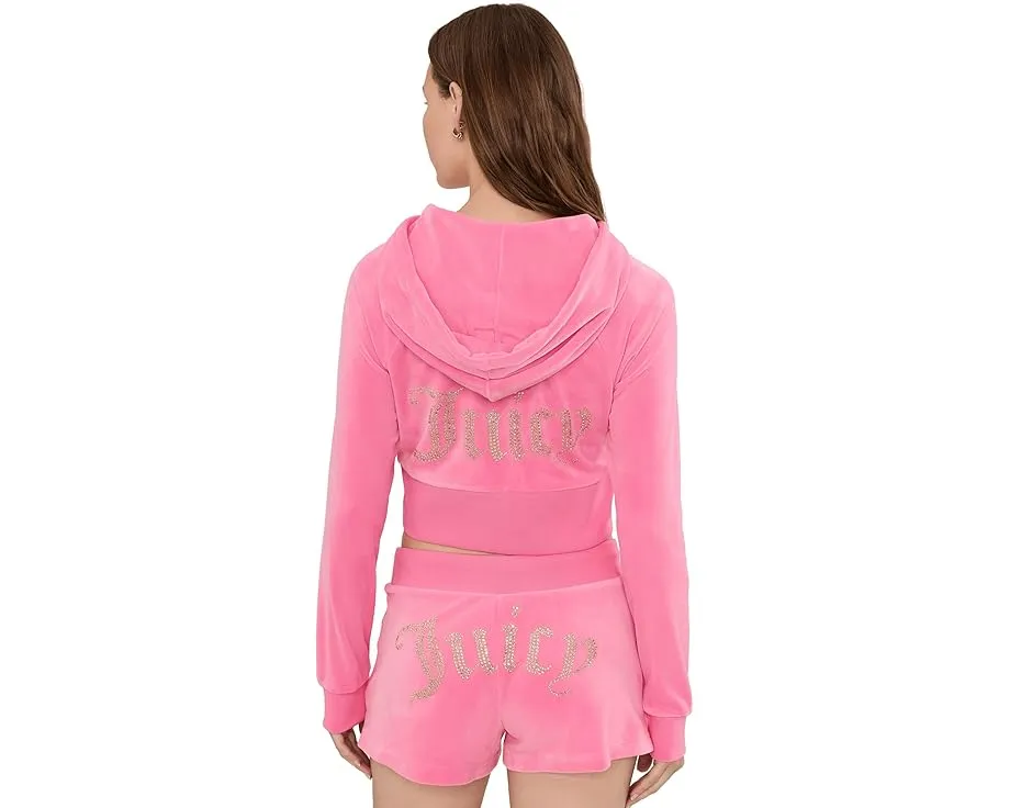 Худи корсет реглан Juicy Couture с капюшоном