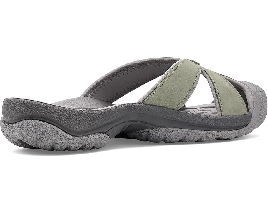 Сандалии KEEN Bali Leather Slide с защитой для пальцев и быстросохнущими ремнями