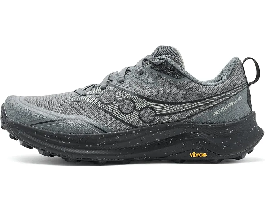 Трейловые кроссовки Saucony Peregrine 16 с подошвой Vibram MegaGrip и усиленной амортизацией PWRRUN