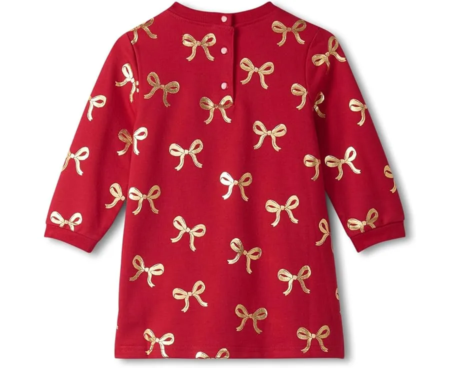Платье Hatley Kids с фольгированным принтом и застежкой на кнопки сзади
