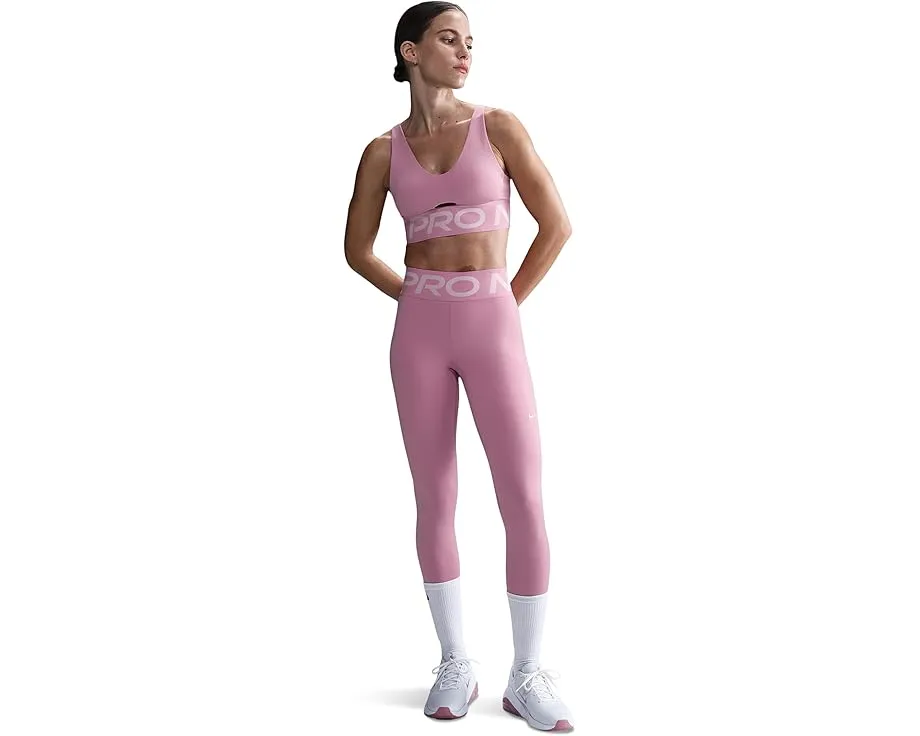Nike Pro Indy спортивный бюстгальтер с глубоким вырезом и средней поддержкой