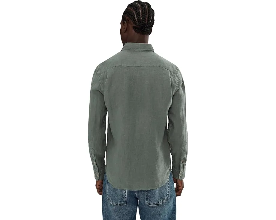 Рубашка Faherty Laguna Linen Shirt из европейского льна с длинными рукавами