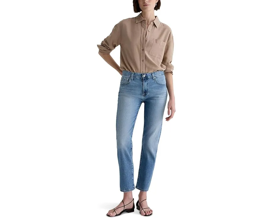 Джинсы AG Jeans Ex-Boyfriend с завышенной талией и расслабленным кроем в оттенке 12 Years Odyssey