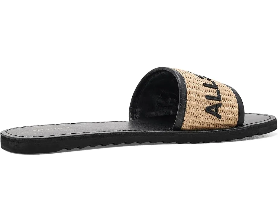 Сандалии Hoxton Slider AllSaints с джутовым верхом