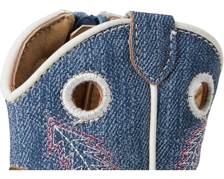 Сапоги Cowbabies Willow с джинсовым голенищем и перьевым швом