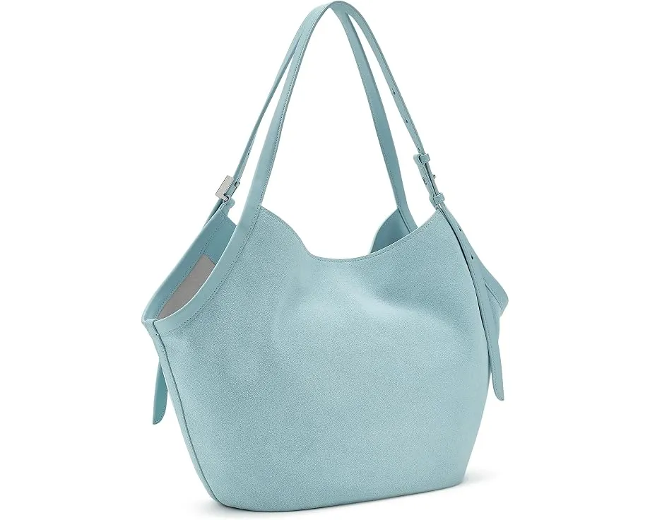 Сумка-тоут Deco из замши в форме тюльпана с двумя ремнями Kate Spade New York