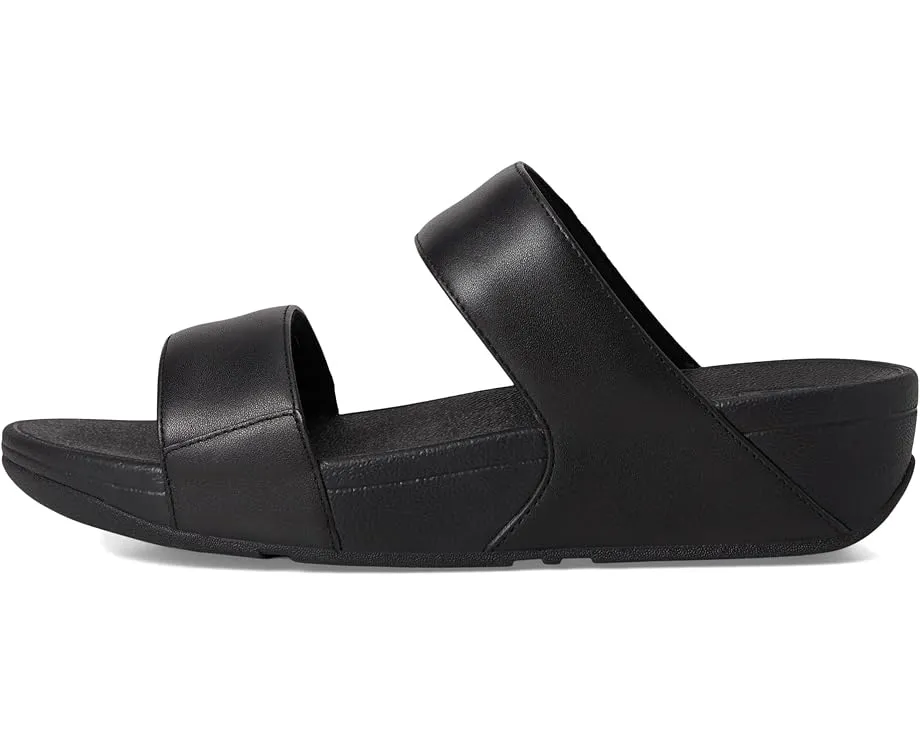 FitFlop Сланцы Lulu Leather Slides из кожи на танкетке