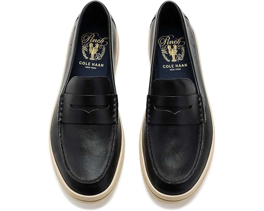 Кожаные лоферы Cole Haan Pinch Long-weekender Penny с пеной и резиновой подошвой