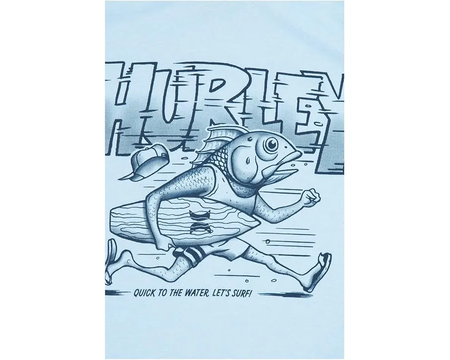 Рашгард Hurley Kids Fish Run с защитой UPF 50+ для малышей