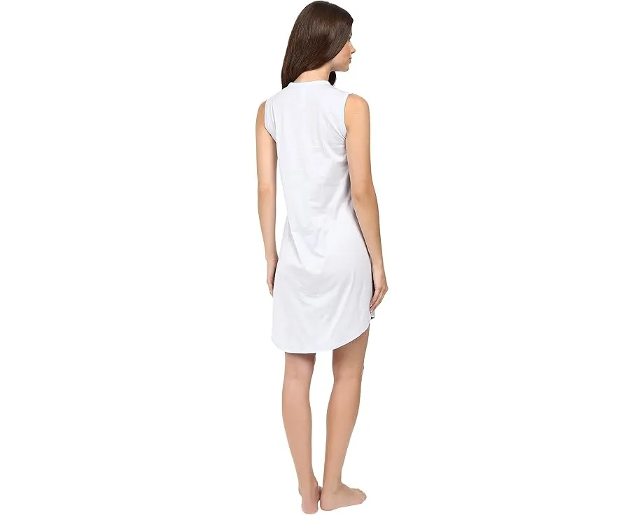 Ночная сорочка Hanro Cotton Deluxe с застежкой на пуговицах из мерсеризованного хлопка