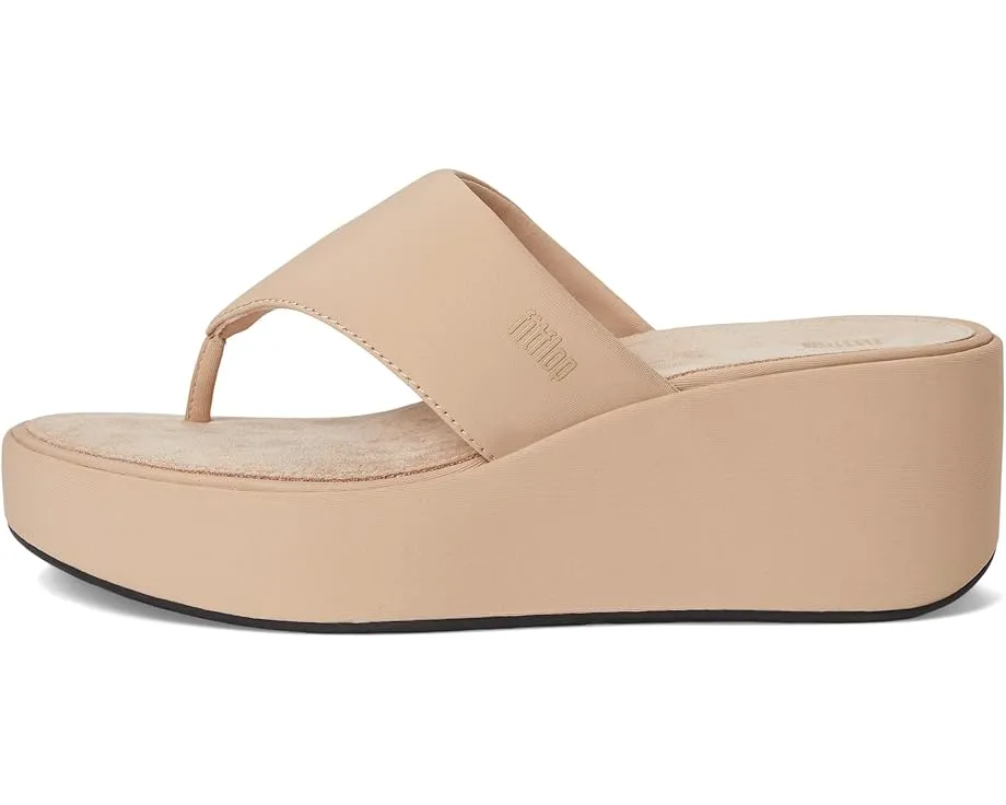 FitFlop Сандалии Platfforms Wedge Toe-Post на танкетке с ремешком и пряжкой