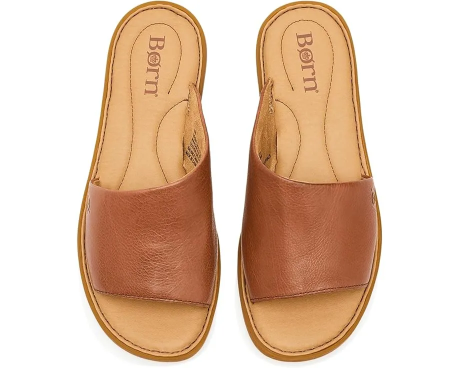 Сандалии Born Isabel с широкой асимметричной бретелью и стелькой из микрофибры