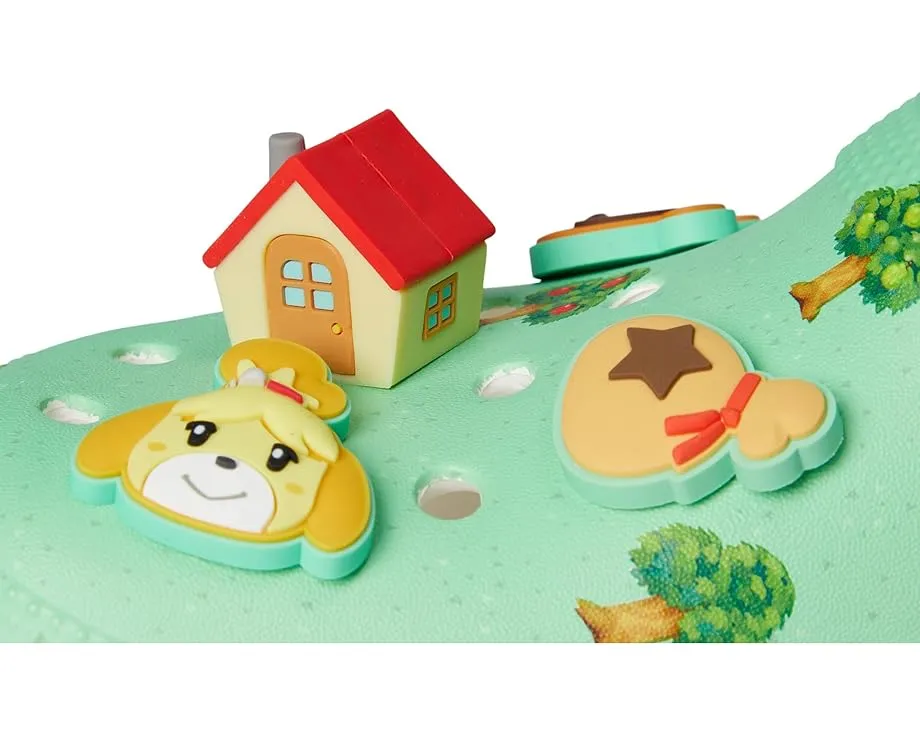Клоги Crocs Animal Crossing на платформе с дизайном из игры