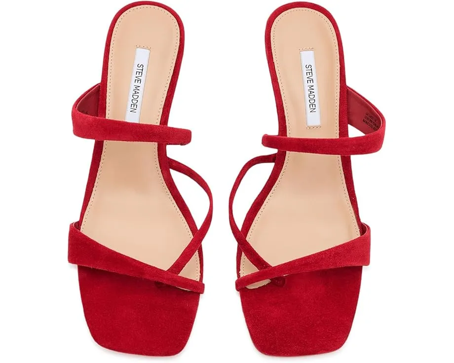 Сандалии Ajay на низком каблуке с кожаным верхом и квадратным носком Steve Madden