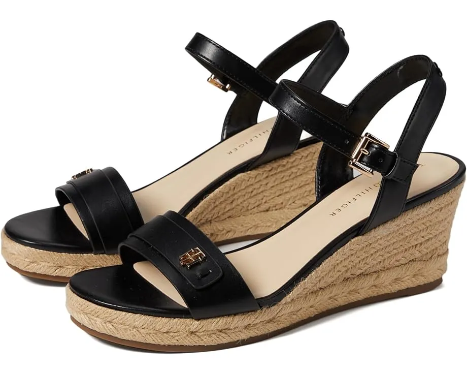 Сандалии Tommy Hilfiger Genavo на танкетке с плетеным ремешком и миндалевидным носком