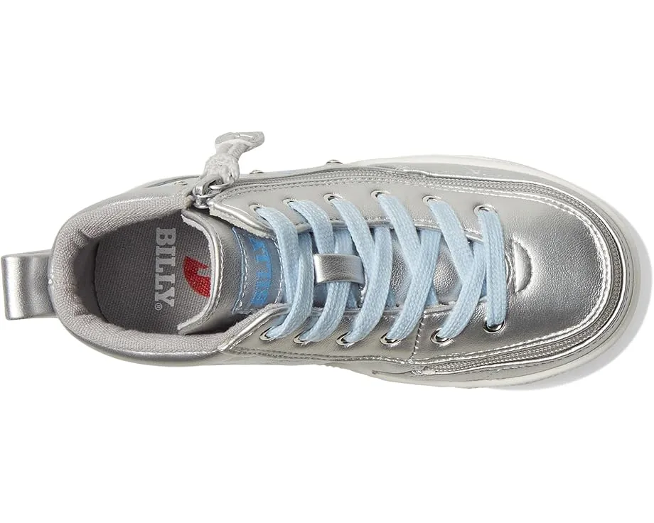 Детские кроссовки BILLY Classic Lace High с блестками и молнией по всей длине