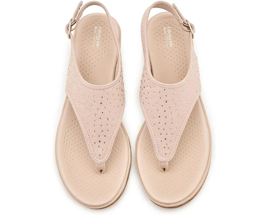 Сандалии Beachybright Thong с пайетками и клином LifeStride