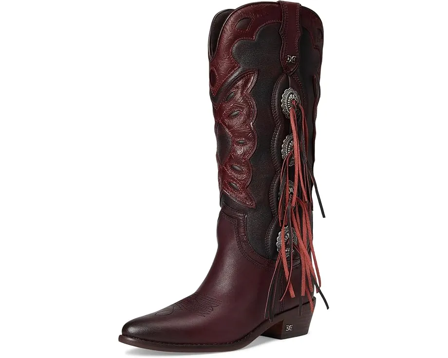 Сапоги Rhett от Sam Edelman с острым носком и вышитым голенищем