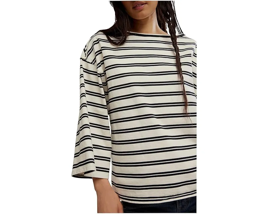 Футболка We The Free C'est La Vie oversize с рукавом 3/4 от Free People