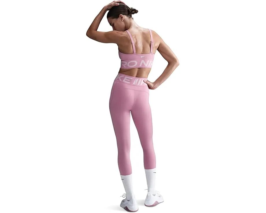 Nike Pro Indy спортивный бюстгальтер с глубоким вырезом и средней поддержкой