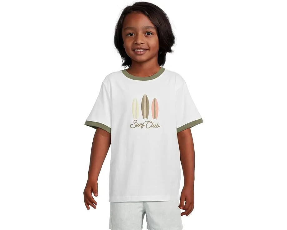 Janie and Jack футболка Surf Club с вышивкой для маленьких искателей приключений