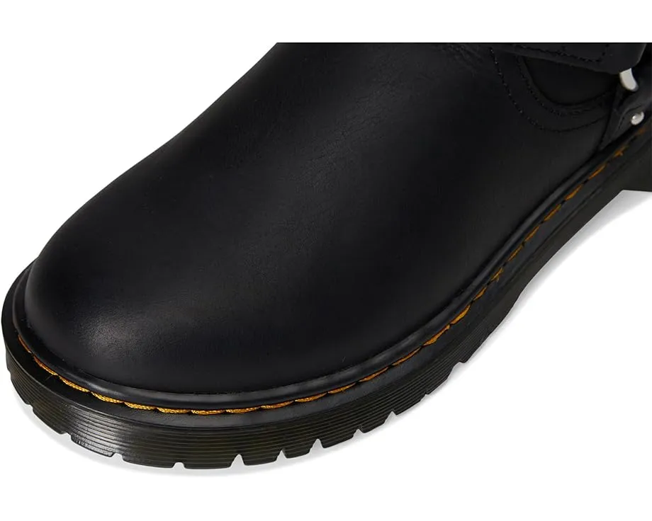 Ботинки Dr. Martens Genaya для детей на подошве Bex с боковой молнией и упряжью