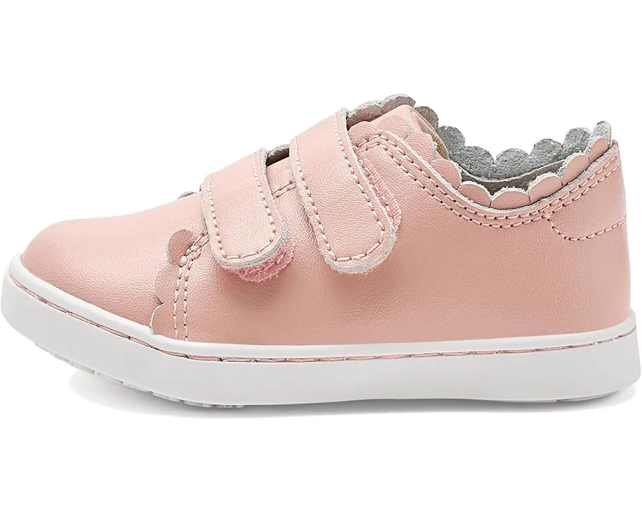 Детские туфли Caroline с фигурным краем и двойной липучкой