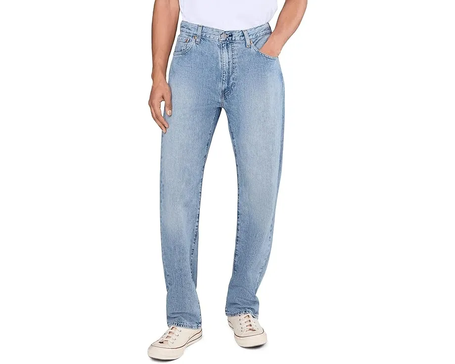 Джинсы Levi's 555 Relaxed Straight прямого кроя с антифитом из неэластичного денима
