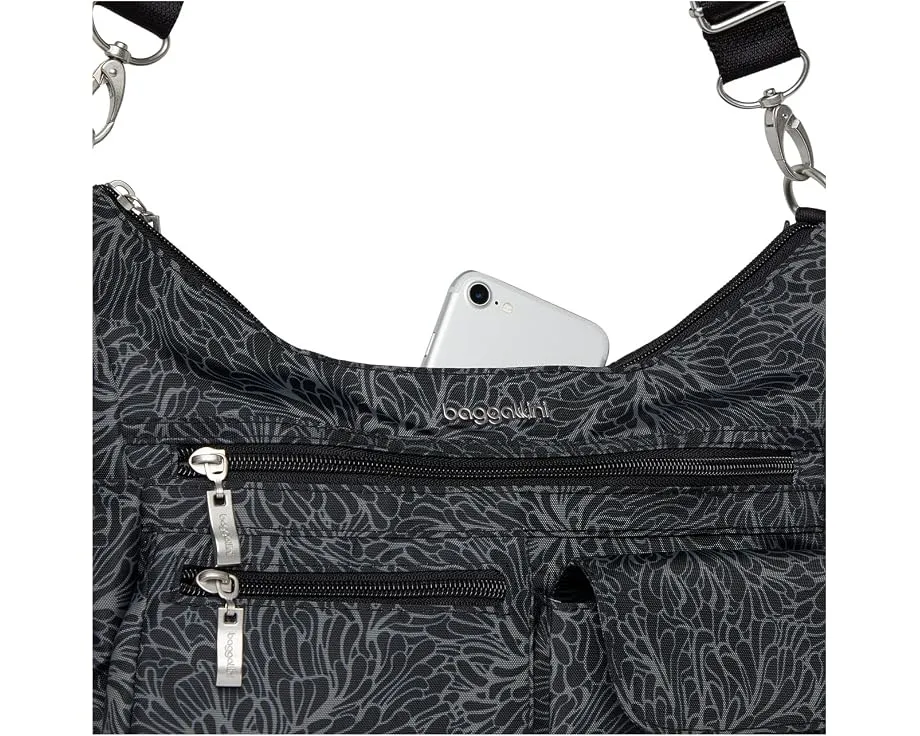 Сумка Baggallini Modern Everywhere Bag с защитой от RFID и держателем для бутылки