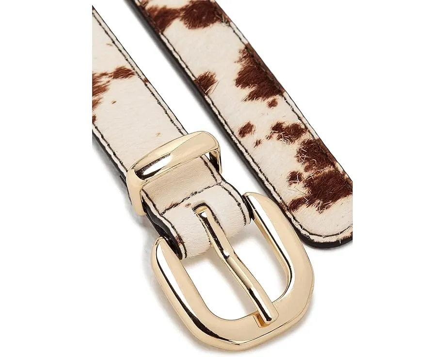 Узкий ремень Madewell Silvia Skinny Round Buckle из кожи с круглой пряжкой