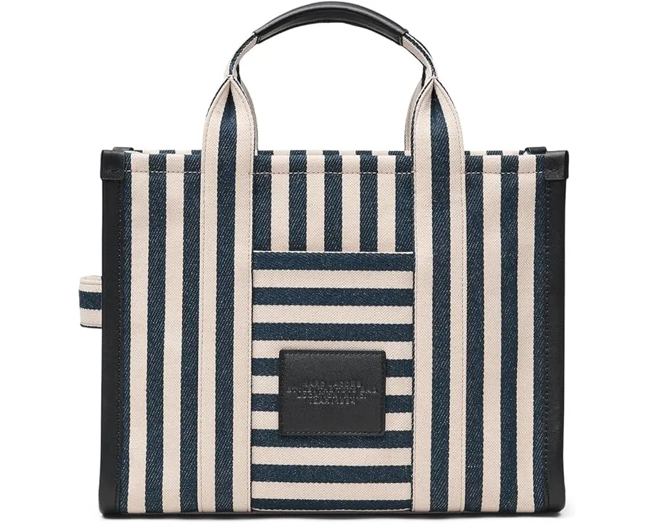 Средняя сумка-тоут Marc Jacobs The Stripe Canvas с полосатым принтом