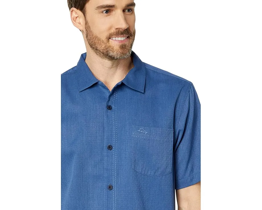 Рубашка Tommy Bahama Coastal Breeze Check из смеси шелка и полиэстера