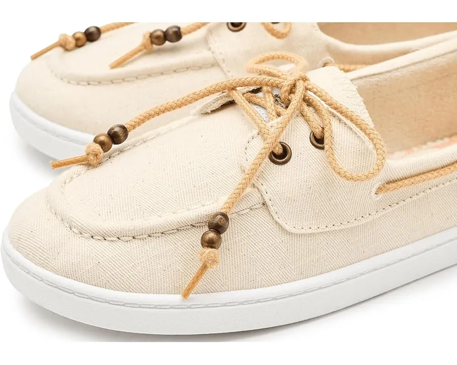 Обувь Roxy Sailor в стиле мокасин с хлопковым верхом