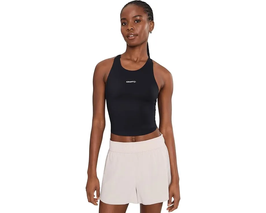 Топ Craft Hypervent Cropped Pocket Singlet для бега с перфорацией
