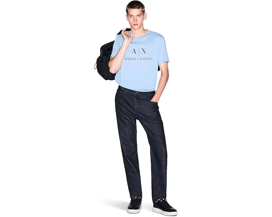 Футболка Armani Exchange Slim Fit с логотипом на груди