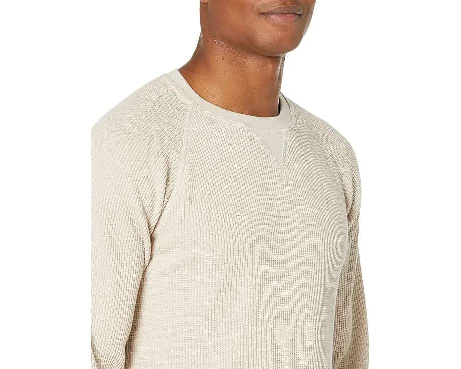 Пуловер L.L.Bean Signature Waffle Crew с вафельной вязкой и регланными рукавами
