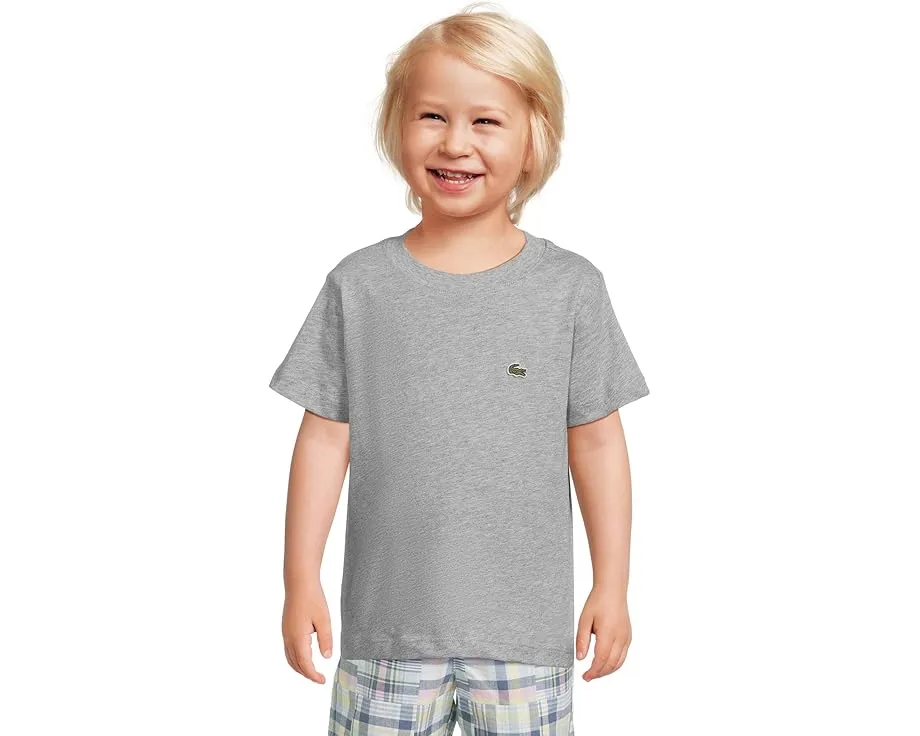 Футболка Lacoste Kids Core с вышитым крокодилом из хлопка