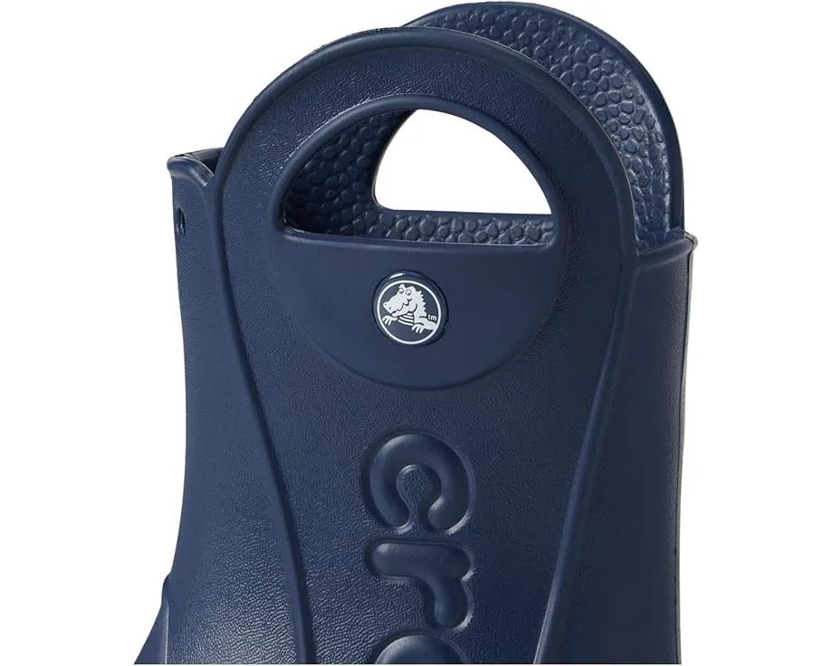 Резиновые сапоги Crocs Handle It для малышей с ручками и светоотражающим логотипом