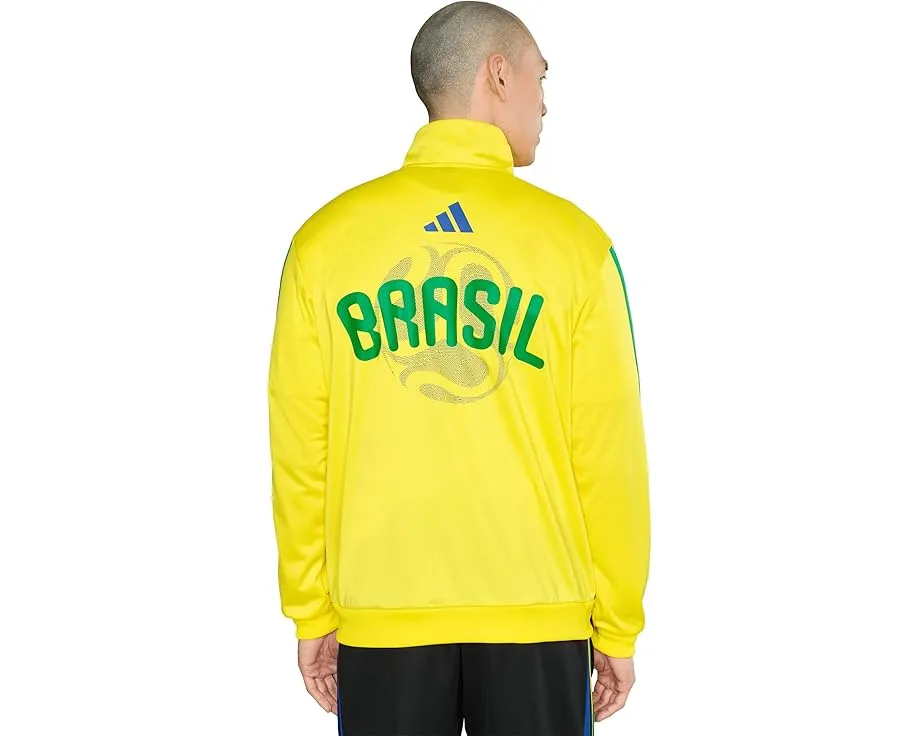 Олимпийка Adidas Brazil Olp ярко-желтая