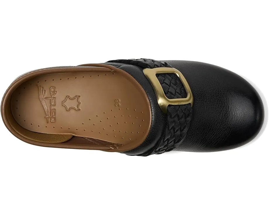 Клоги Dansko Pro Braided с плетеным декором и декоративной пряжкой