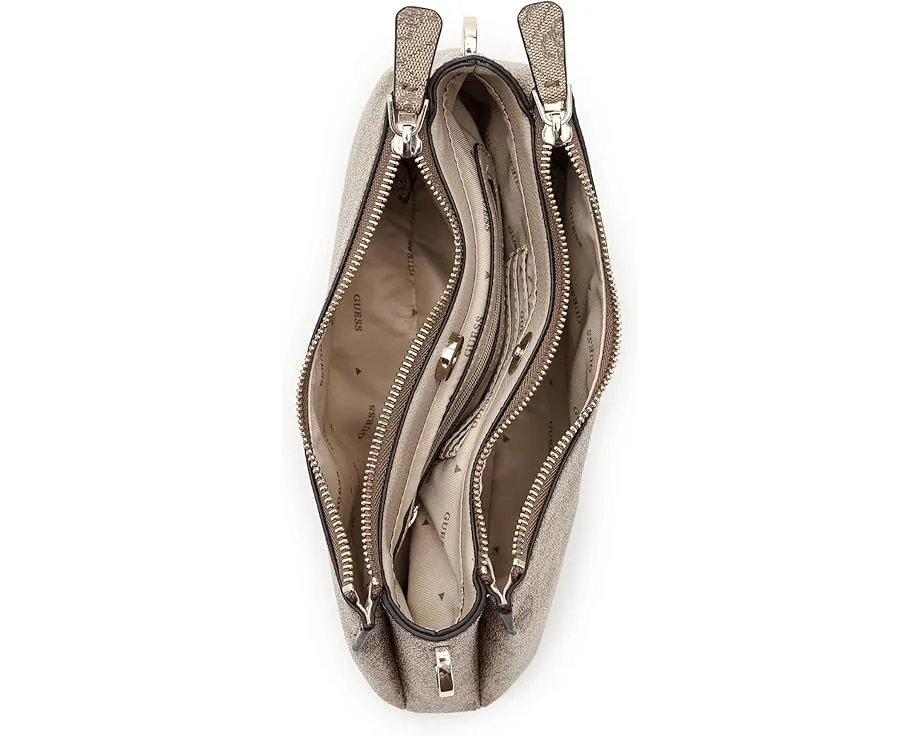 Сумка Noelle II Triple Compartment Shoulder Crossbody GUESS с тремя отделениями