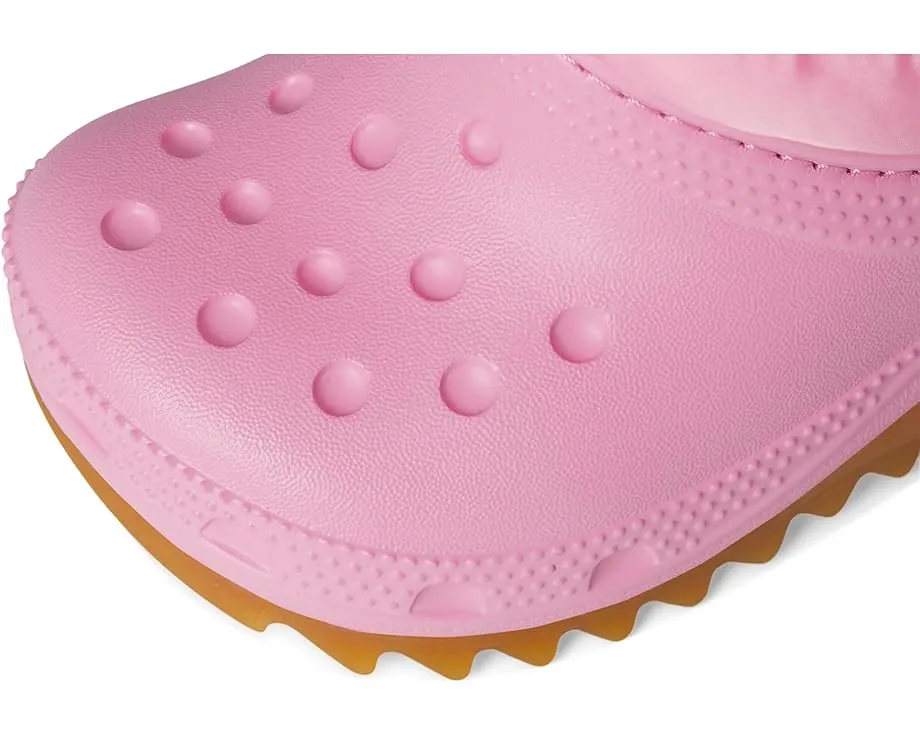 Crocs утепленные сапоги Classic Neo Puff для детей с искусственным мехом