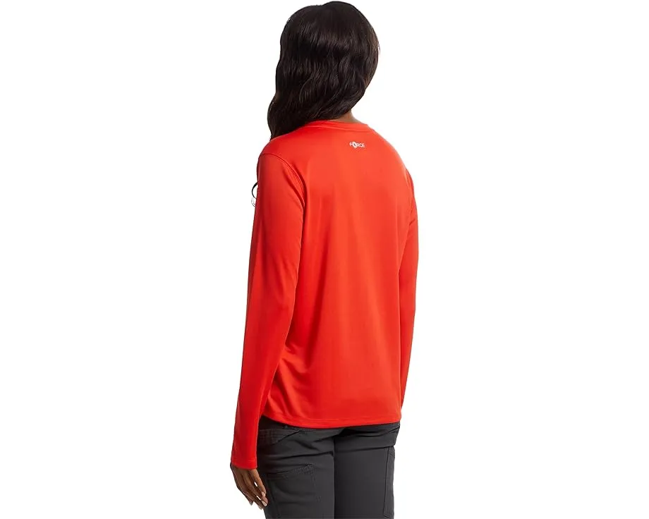 Футболка Carhartt Force Sun Defender с длинным рукавом и защитой UPF