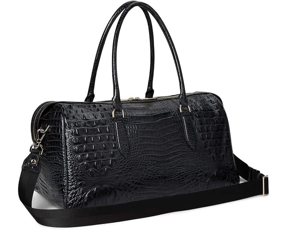 Вместительная сумка Myla для путешествий с ремнем из стропы и двумя отделениями Brahmin