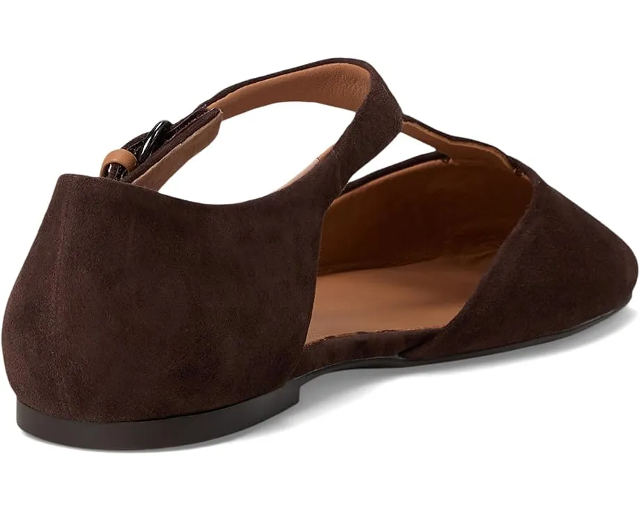 Балетки Gentle Souls Wyatt с ремешком и квадратным носком из премиальной кожи